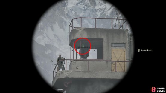 The location of Kerotan 53 as seen through a scope.
