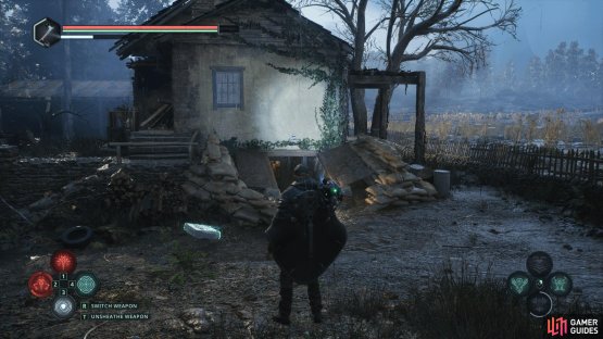 In Senedra Forest, make your way to the basement of the farmhouse.