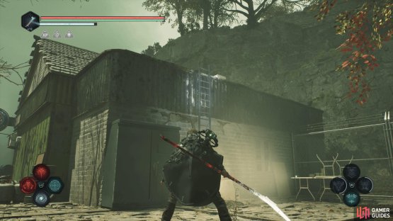 Eventually, you&rsquo;ll reach the Auto Repair shop, go to the back of the shop and climb the ladder to find Dorno on the roof.