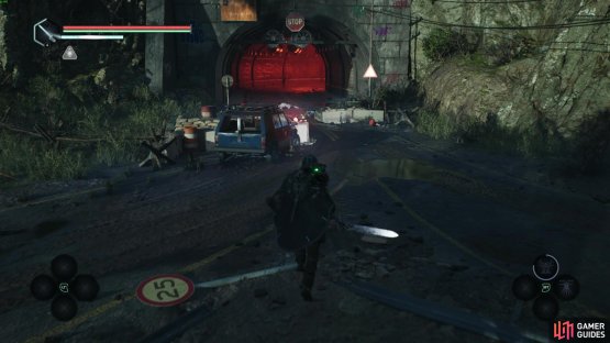 Find the red tunnel to the northeast of the Acasa Marshes to get a lead of who anywhere the Blacksmith of Jova is. Image via Gamer Guides / Nacon.