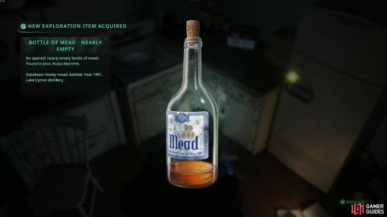 Take this Mead to the drunk soldier at the inn behind Vitalis&rsquo; house. Image via Gamer Guides. / Nacon.