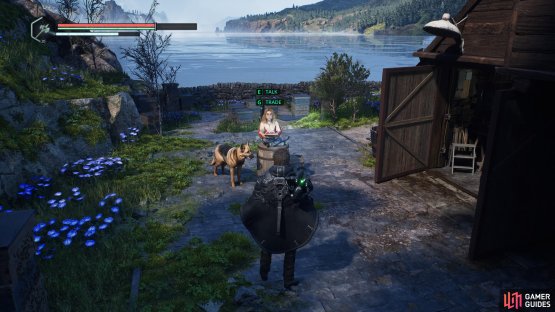 Rebecca, and if you did Man&rsquo;s Best Friend, the dog are to the rear of the Apiary cottage in Lake Cynon. Image via Gamer Guides / Nacon.