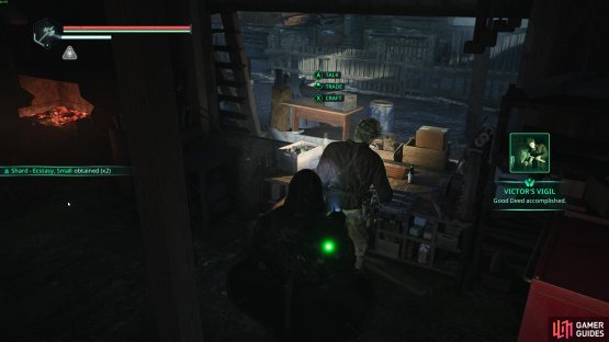 Return the Necklace to Victor to complete the Victor Vigil Good Deed! Image via Gamer Guides / Nacon.