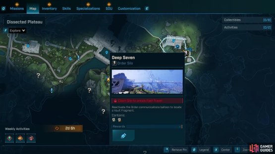 Deep Seven map location