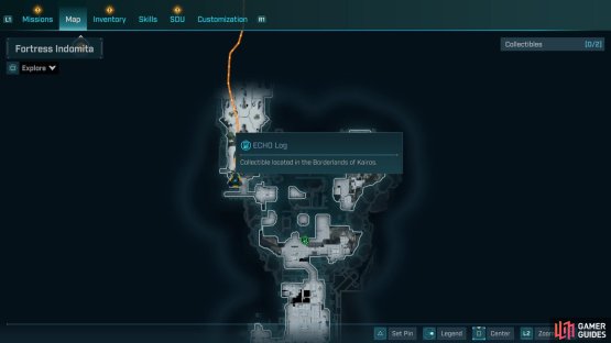 The second ECHO is found right after you take the elevator to the upper section.