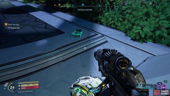 It will be directly to the south of the elevator, by the respawn station.
