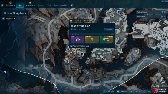 Zane&rsquo;s location.