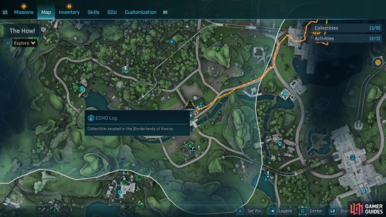 The Launchpad faction town will have a number of ECHOs found in it.