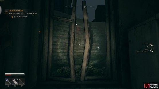 Look for hiding spots around building to avoid patrolling Volatiles.  Image via Gamer Guides / Techland.