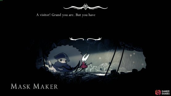 You can find the location of the Mask Maker at the very top left of the Mount Fay region after unlocking the Faydown Cloak. Image via Gamer Guides / Team Cherry