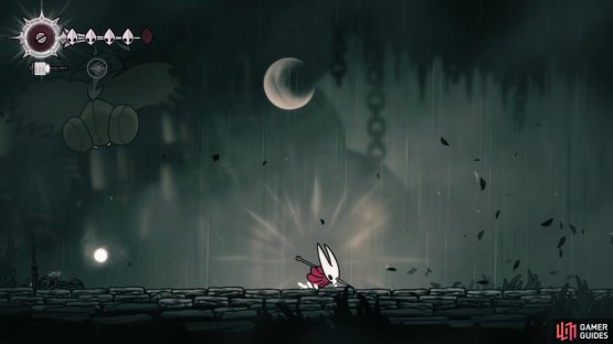 When the boss flips upside down, it will do the boomerang attack.