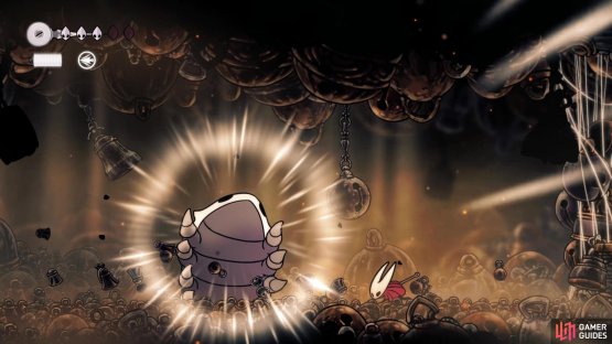 When wounded, Bell Beast will roar, allowing you to score some damage,