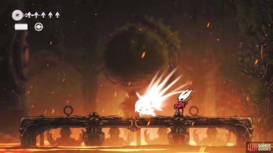 When Lace holds her sword defensively in front of her face, refrain from attacking her,