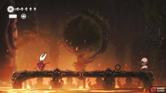 When Lace holds her sword level,