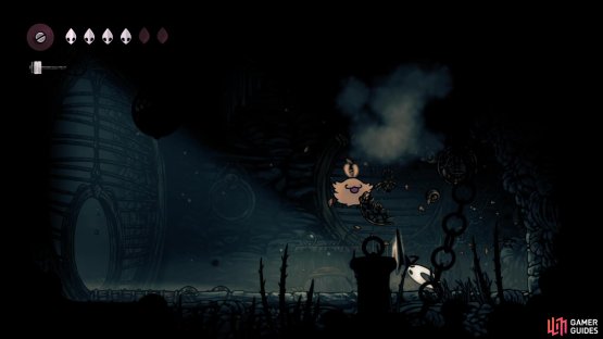 At the bottom of the vertical shaft, go left first to find a trapped Flea.