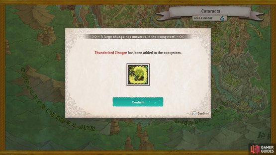 and release it into a region with a Mizutsune monster to ensure you get the Thunderlord Zinogre mutation!