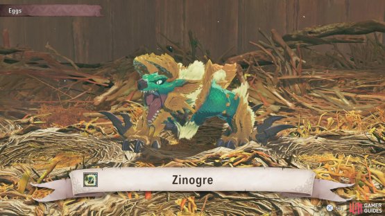 Recover and hatch the Zinogre,