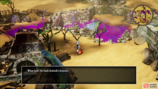 then search near a tree to find Erdrick&rsquo;s Armour.