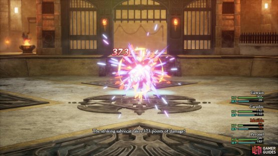 Defeat the King of Dirkandor&rsquo;s pets, finishing with the Striking Sabrecat,
