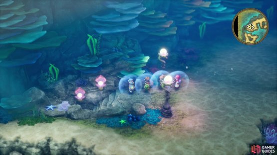 On B1, go down the northwestern stairs and press on until you encounter a pair of Octopests - the dungeon&rsquo;s first minibosses!