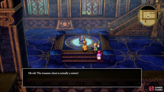 to reach the isolated room on 1F with a chest that&hellip; happens to be a Mimic. Bummer.