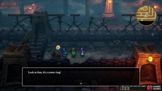 Avoid equipping the Cower Ring, as it is cursed and you won&rsquo;t be able to remove it.