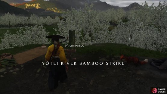 Climb a bluff overlooking the river to find this Bamboo Strike.