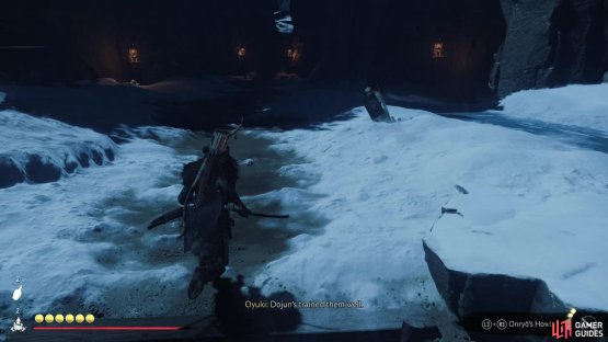Once outside, be wary of Nine Tails emerging from snow banks to attack you,