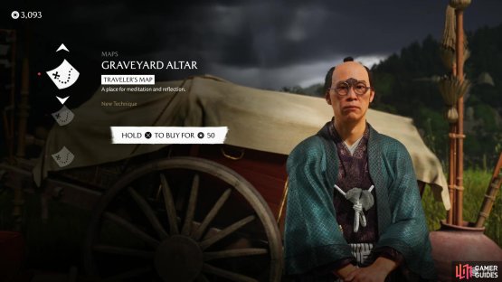 and he&rsquo;ll sell you various Traveler&rsquo;s Maps.