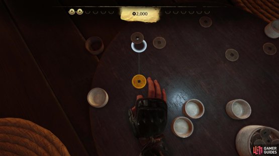 to give you a reticle that shows a projection of how far you&rsquo;ll flick the coin while holding R2.