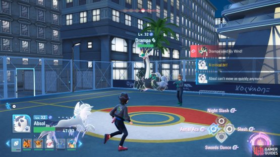 Mega Drampa during battle