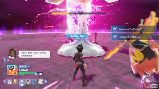 Mega Froslass charges up energy again