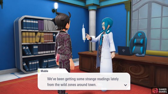 Speak to Mable for clues