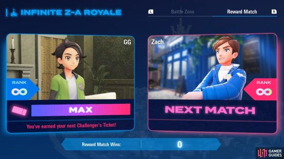 You need to complete 1 reward match
