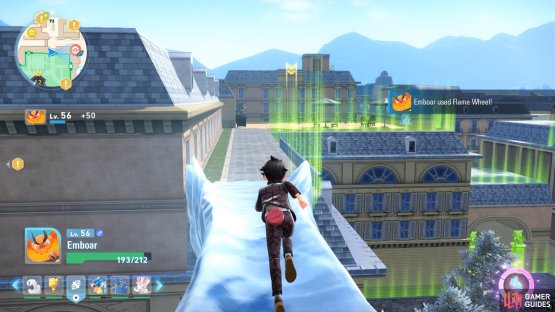 Create ice bridges to reach the Froslass