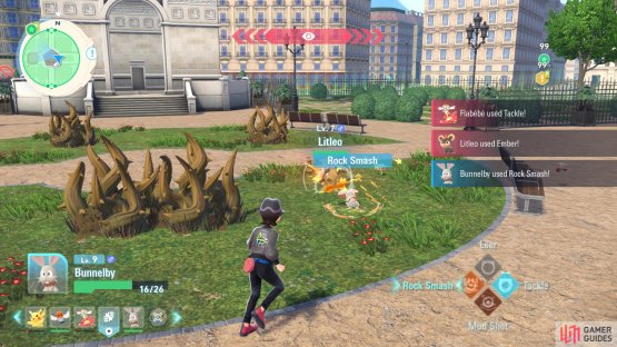 Deplete Litleo&rsquo;s health with Fighting, Water, Ground or Rock-based moves