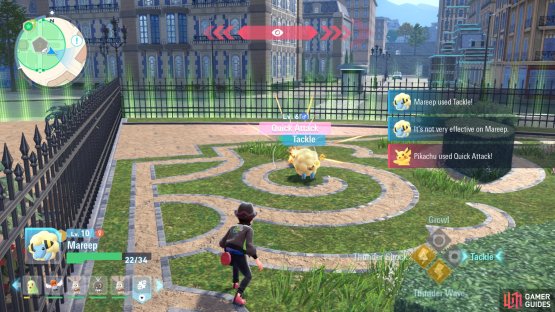 Deplete Pikachu&rsquo;s health with Ground-based moves