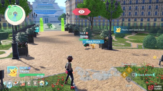 Deplete Skiddo&rsquo;s health with Fire, Ice, Poison, Flying or Bug-based moves