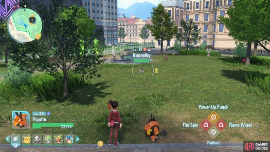 Deplete Bunnelby&rsquo;s Health with Fighting-based moves