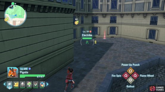 Deplete Electrike&rsquo;s Health with Ground-based moves
