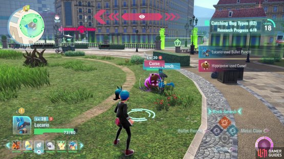 Deplete Hippoptas&rsquo;s Health with Water, Grass or Ice-based moves