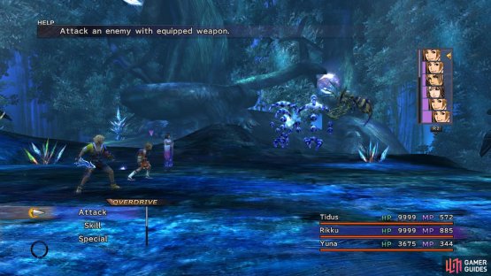 Touch a red butterfly to get thrown into a random encounter