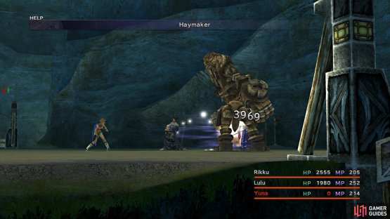 Haymaker will probably KO most characters form full health
