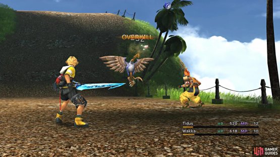 Wakka is excellent against flying enemies