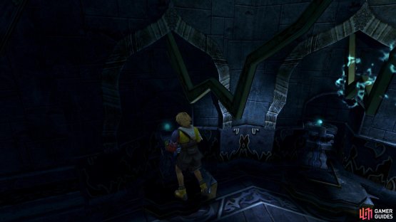 There are five pedestals to push towards the wall upstairs