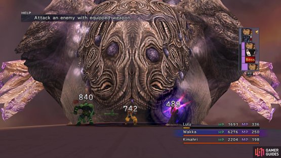 Sin&rsquo;s attack can inflict a few ailments in the final stage