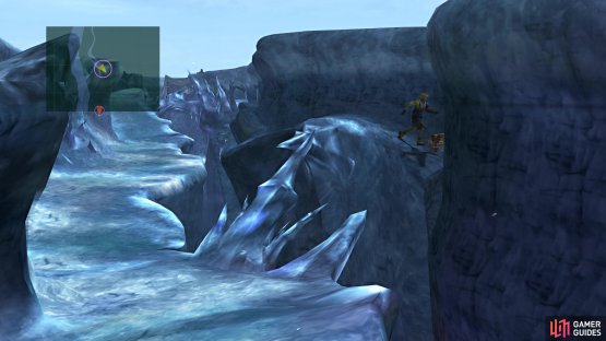 Go down the right side to find this chest