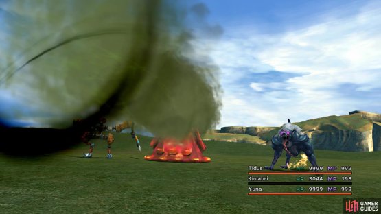 Learning a new one gives Kimahri a full Overdrive gauge