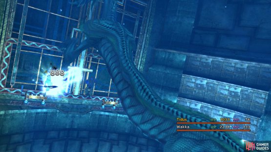 The boss will counter any attack with a physical attack
