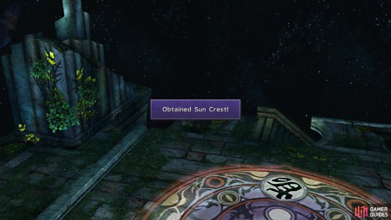 to make this chest with the Sun Crest appear